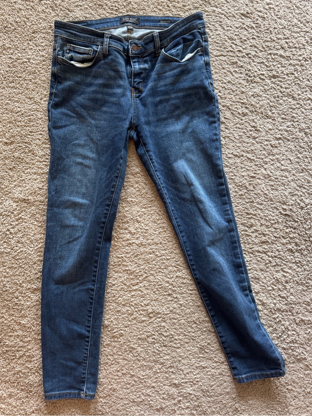 Judy Blue Dark Wash Skinny Jeans 13/31